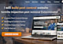 build fumigation website exterminator website pest control website booking site